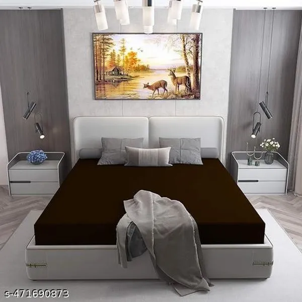Waterproof_Premium_Cotton_Feel_Mattress_Protector_Double_Bed_Ultra_Soft_Breathable_Hypoallergenic_Fitted_Bed_Protector_Terry_Cover_6_Fits_Upto_10Brown