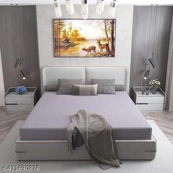 Waterproof_Premium_Cotton_Feel_Mattress_Protector_Double_Bed_Ultra_Soft_Breathable_Hypoallergenic_Fitted_Bed_Protector_Terry_Cover_6_Fits_Upto_10Grey
