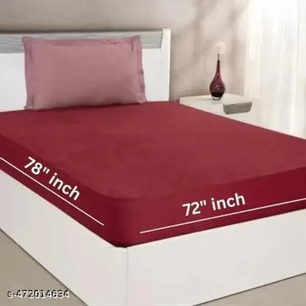 Mattress_Protector_100_Terry_Cotton_Bed_Protector_Waterproof_For_Baby_Elastic_Fitted_Waterproof_Mattress_Protector_Double_Bed_Breathable_Bed_Cover_Mattress_Cover_Double_Bed
