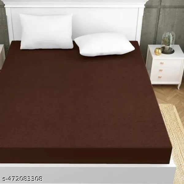 Premium_Cotton_Feel_Mattress_Protector_100_Waterproof_Double_Bed_Ultra_Soft_Breathable_Hypoallergenic_Fitted_Bed_Protector_Terry_Cover_6_Fits_Upto_10Grey