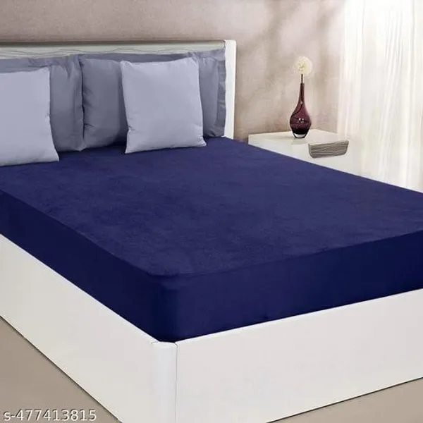 Premium_Cotton_Feel_Mattress_Protector_100_Waterproof_Double_Bed_Ultra_Soft_Breathable_Hypoallergenic_Fitted_Bed_Protector_Terry_Cover_6_Fits_Upto_10Grey