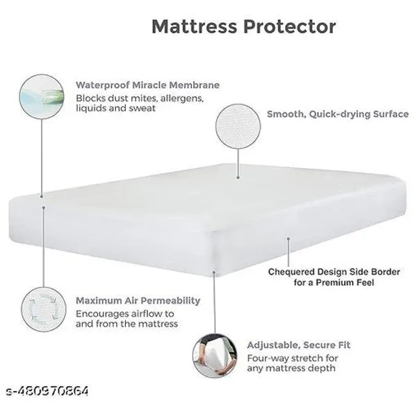 Mattress_Protector_100_Terry_Cotton_Bed_Protector_Waterproof_For_Baby_Elastic_Fitted_Waterproof_Mattress_Protector_In_Many_Breathable_Bed_Cover_Mattress_Cover_And_Gadda_Cover_For_Super_Double_And_Single_And_Many_Colors_With_200_Gsm