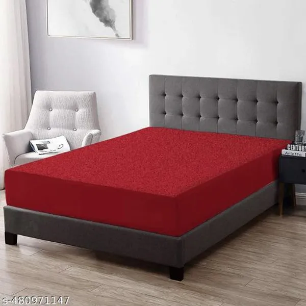 Waterproof_Bamboo_Mattress_Protector_Anti_Bacterial_Bed_Cover_Hypoallergenic_Ultra_Soft_Fitted_Cover_Iron_Grey