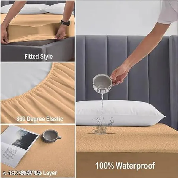 Mattress_Protector_100_Terry_Cotton_Bed_Protector_Waterproof_For_Baby_Elastic_Fitted_Waterproof_Mattress_Protector