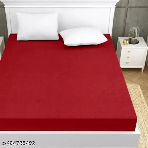 Mattress_Protector_100_Terry_Cotton_Bed_Protector_Waterproof_For_Baby_Elastic_Fitted_Waterproof_Mattress_Protector_In_Many_Breathable_Bed_Cover_Mattress_Cover_And_Gadda_Cover_For_Super_Double_And_Single_With_Grey_Color_And_With_200_Gsm