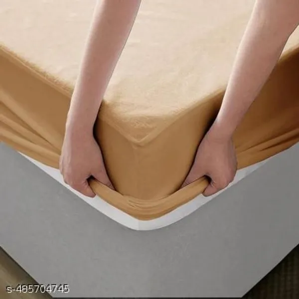 Mattress_Protector_100_Terry_Cotton_Bed_Protector_Waterproof_For_Baby_Elastic_Fitted_Waterproof_Mattress_Protector_Double_Bed_Breathable_Bed_Cover_Mattress_Cover_Double_Bed_5_Maroon_200_Gsm