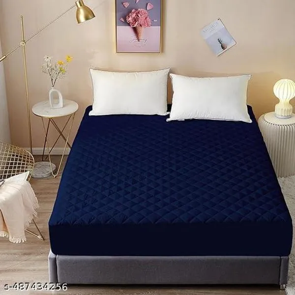 Quilted_Mattress_Protector_100_Terry_Cotton_With_Bed_Protector_Or_Waterproof_Bedsheet_For_Baby_Adults_Elastic_Fitted_Waterproof_Mattress_Cover_For_Double_Bed_Breathable_Bed_Cover_And_Gadda_Cover_For_Double_Bed