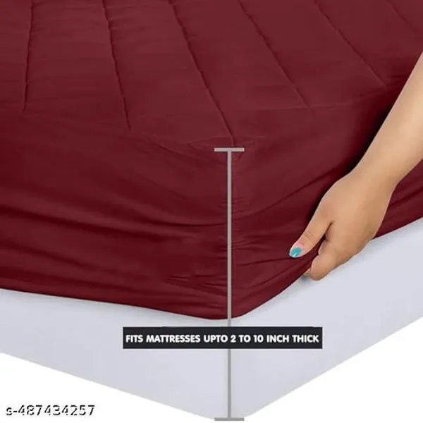 Quilted_Mattress_Protector_100_Terry_Cotton_With_Bed_Protector_Or_Waterproof_Bedsheet_For_Baby_Adults_Elastic_Fitted_Waterproof_Mattress_Cover_For_Double_Bed_Breathable_Bed_Cover_And_Gadda_Cover_For_Double_Bed