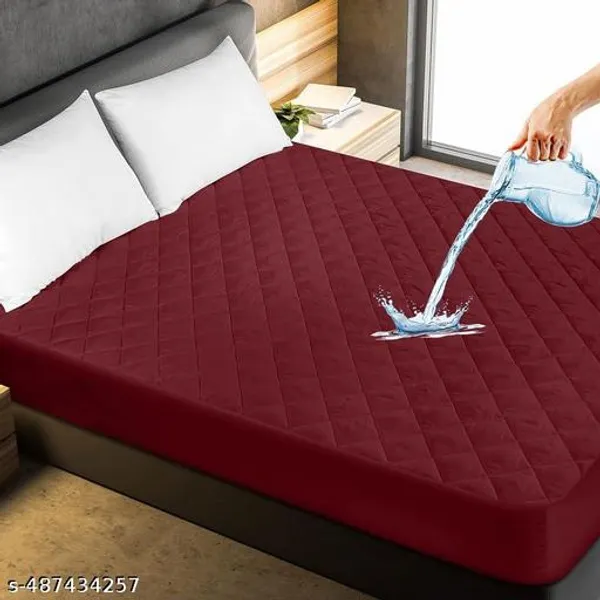 Quilted_Mattress_Protector_100_Terry_Cotton_With_Bed_Protector_Or_Waterproof_Bedsheet_For_Baby_Adults_Elastic_Fitted_Waterproof_Mattress_Cover_For_Double_Bed_Breathable_Bed_Cover_And_Gadda_Cover_For_Double_Bed