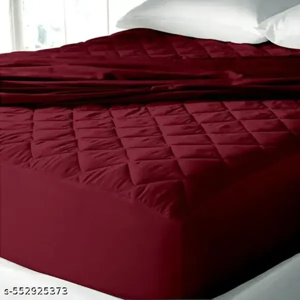 Bedsheet_Waterproof_Mattress_Topper_Bed_Cover_100_Terry_Cotton_Bed_Protector_Waterproof_For_Baby_Elastic_Fitted_Waterproof_Mattress_Protector_Double_Bed_Breathable_Bed_Cover_Mattress_Cover_Double_Bed_5_Gray_200_Gsm
