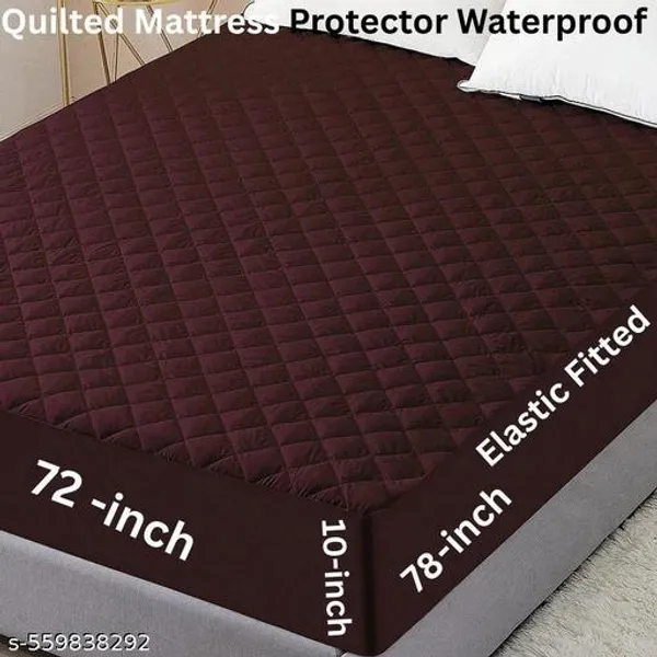 Waterproof_Dustproof_Quilted_Mattress_Protector_Machine_Wash_Material