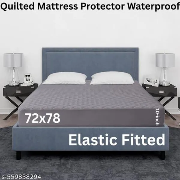Waterproof_Dustproof_Quilted_Mattress_Protector_Machine_Wash_Material