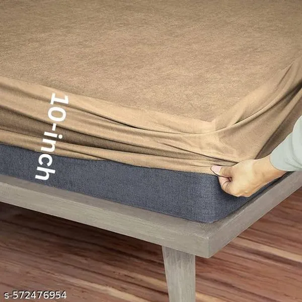 Luxurious_Homes_Waterproof_Elastic_Fitted_Terry_Mattress_Cover