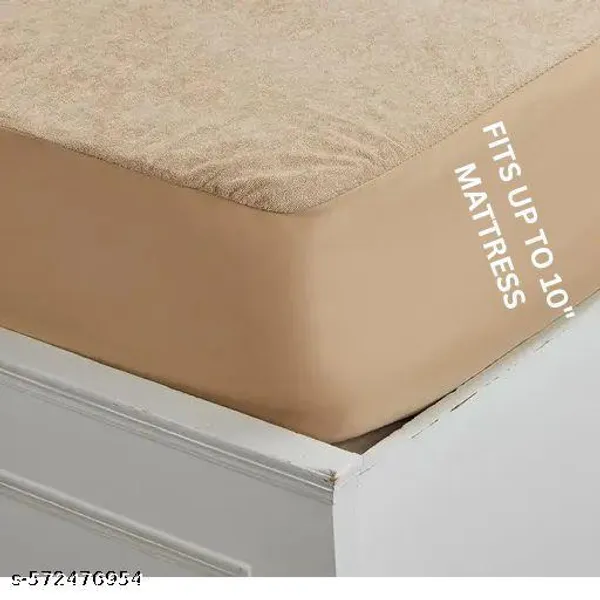 Luxurious_Homes_Waterproof_Elastic_Fitted_Terry_Mattress_Cover
