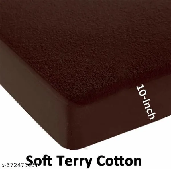 Luxurious_Homes_Waterproof_Elastic_Fitted_Terry_Mattress_Cover