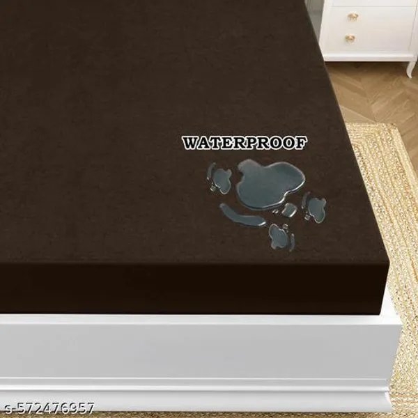 Luxurious_Homes_Waterproof_Elastic_Fitted_Terry_Mattress_Cover