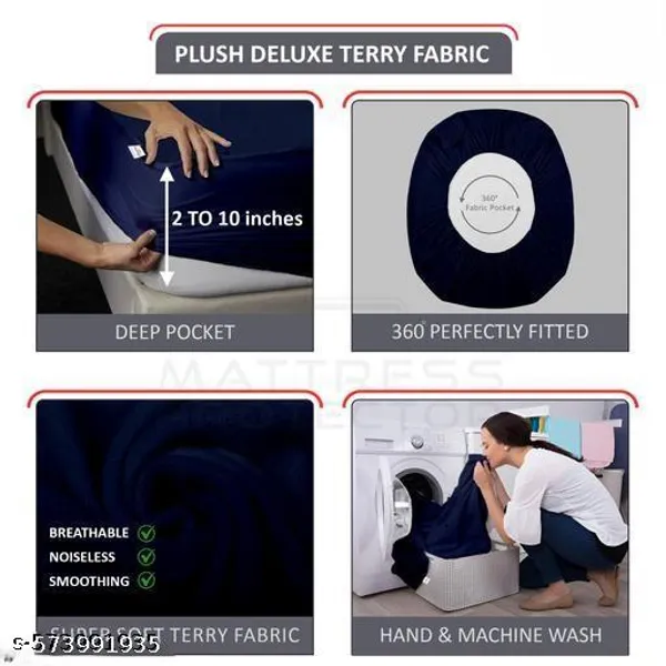 Luxurious_Homes_Waterproof_Elastic_Fitted_Terry_Mattress_Protector