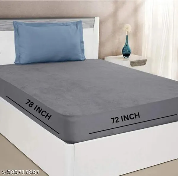 Luxurious_Homes_Waterproof_Elastic_Fitted_Terry_Mattress_Protector