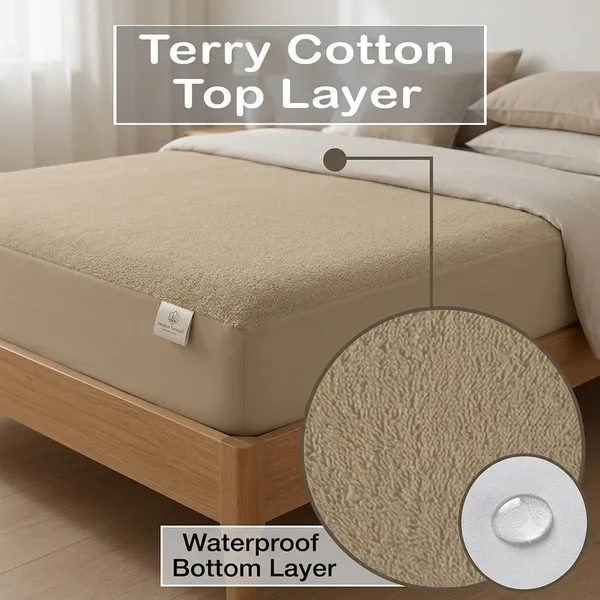 Luxurious_Homes_Waterproof_Elastic_Fitted_Terry_Mattress_Protector