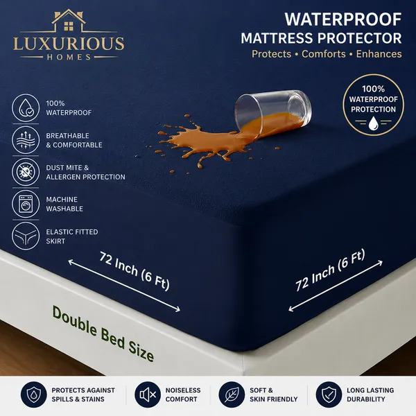 Mattress_Protector_100_Terry_Cotton_Bed_Protector_Waterproof_For_Baby_Elastic_Fitted_Waterproof_Mattress_Protector_Double_Bed_Breathable_Bed_Cover_Mattress_Cover_Double_Bed_6_Coffee_200_Gsm