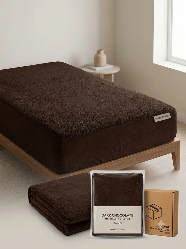 Mattress_Protector_100_Terry_Cotton_Bed_Protector_Waterproof_For_Baby_Elastic_Fitted_Waterproof_Mattress_Protector_In_Many_Breathable_Bed_Cover_Mattress_Cover_And_Gadda_Cover_For_Super_Double_And_Single_And_Many_Colors_With_200_Gsm