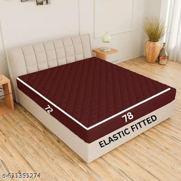 Quilted_Mattress_Protector_Cotton_Waterproof_And_Elastic_Fitted_Mattress_Protector