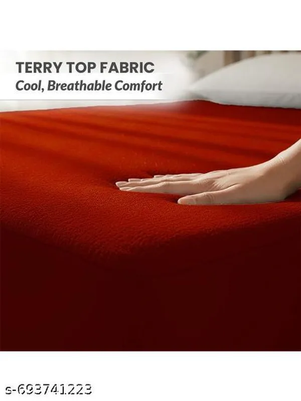 Mattress_Protector_100_Terry_Cotton_Bed_Protector_Waterproof_For_Baby_Elastic_Fitted_Waterproof_Mattress_Protector_In_Many_Breathable_Bed_Cover_Mattress_Cover_And_Gadda_Cover_For_Super_Double_And_Single_And_Many_Colors_With_220_Gsm