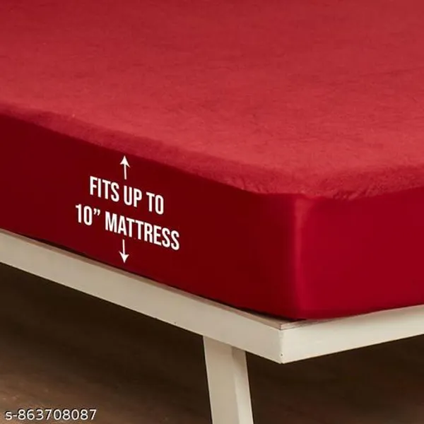 100_Waterproof_Premium_Cotton_Feel_Mattress_Protector_Ultra_Soft_Breathable_Fitted_Bed_Protector_Terry_Cover_Double_Bed_6_Fits_10Grey