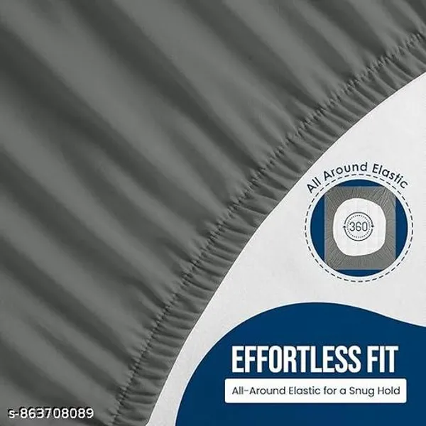 100_Waterproof_Premium_Cotton_Feel_Mattress_Protector_Ultra_Soft_Breathable_Fitted_Bed_Protector_Terry_Cover_Double_Bed_6_Fits_10Grey