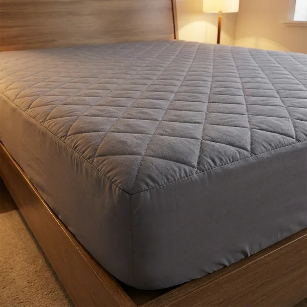 100_Cotton_Quilted_Mattress_Protector_Water_Resistant_Breathable_Soft_And_Cool_Quilted_Bed_Cover_100_Cotton_Pad_With_Elastic_Straps