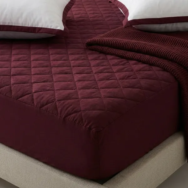 Waterproof_Dustproof_Quilted_Mattress_Protector_Machine_Wash_Material