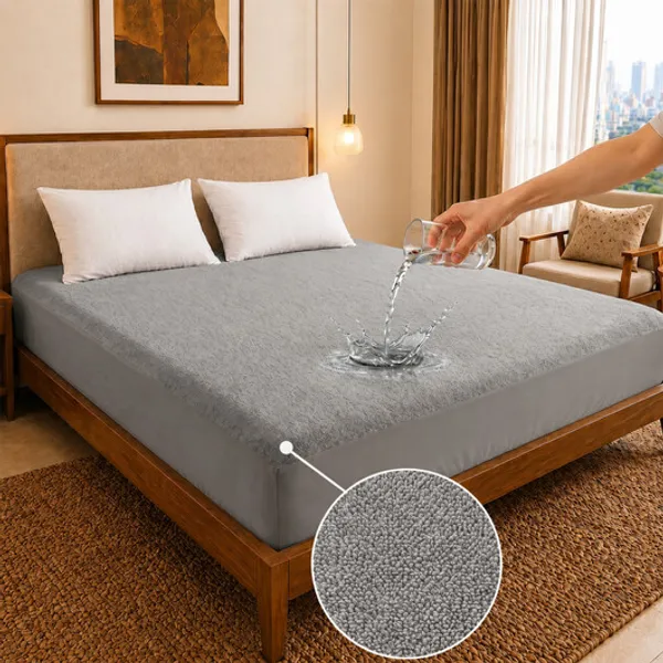 Mattress_Protector_100_Terry_Cotton_Bed_Protector_Waterproof_For_Baby_Elastic_Fitted_Waterproof_Mattress_Protector_Double_Bed_Breathable_Bed_Cover_Mattress_Cover_Double_Bed_6_Coffee_200_Gsm