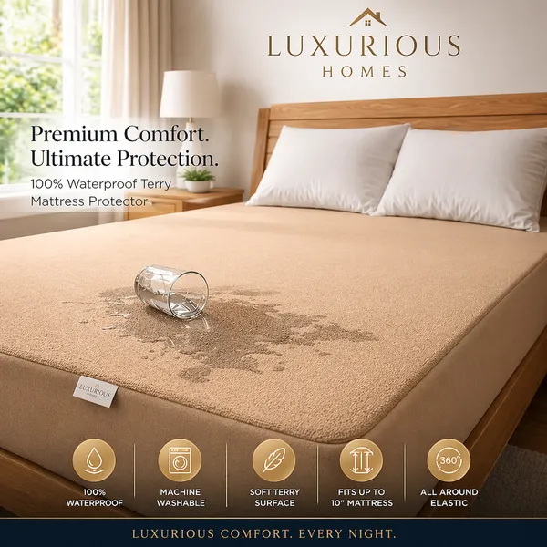Mattress_Protector_100_Terry_Cotton_Bed_Protector_Waterproof_For_Baby_Elastic_Fitted_Waterproof_Mattress_Protector_In_Many_Breathable_Bed_Cover_Mattress_Cover_And_Gadda_Cover_For_Super_Double_And_Single_And_Many_Colors_With_200_Gsm