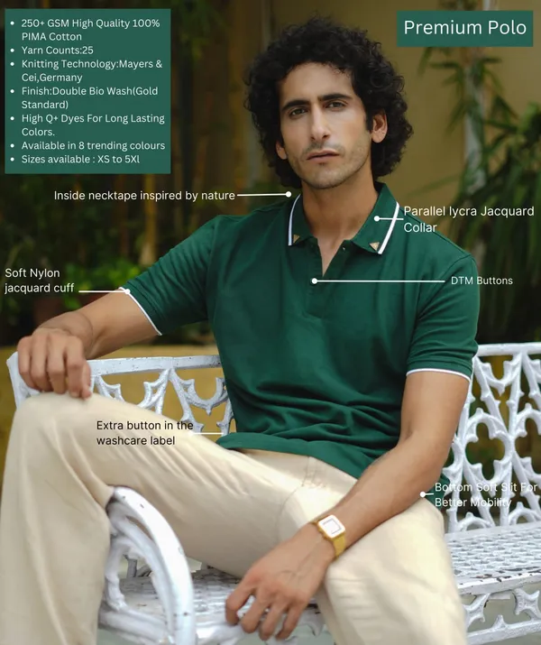 Men's_Bottle_Green_Pima_Jacquard_Polo_T-Shirt