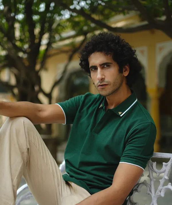 Men's_Bottle_Green_Pima_Jacquard_Polo_T-Shirt