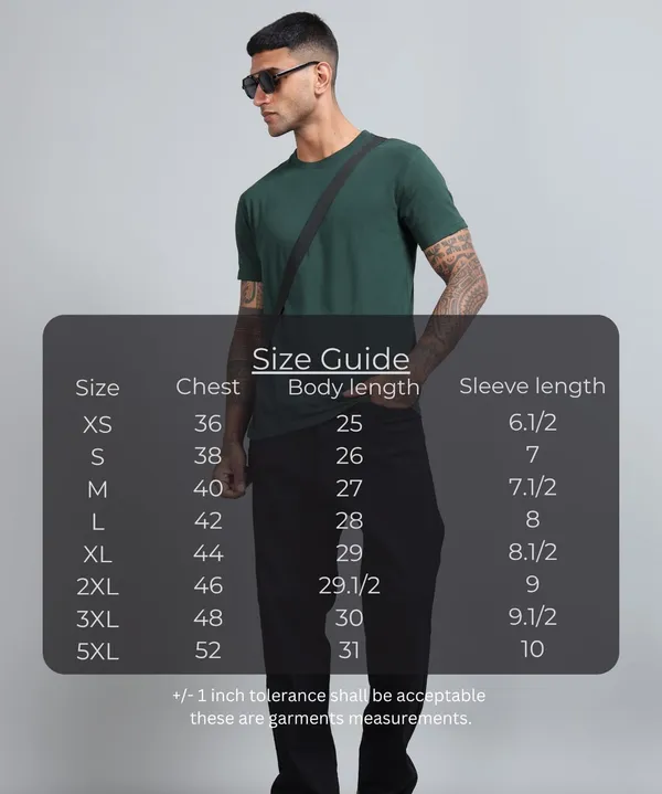 Men's_Bottle_Green_Pima_Round_Neck_T-Shirt