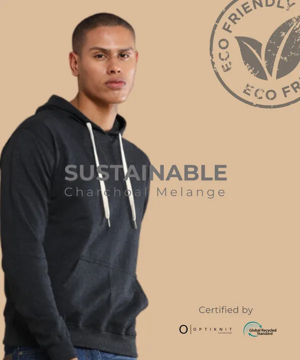 Men's_Charcoal_Melange_Sustainable_Classic_Hoodie