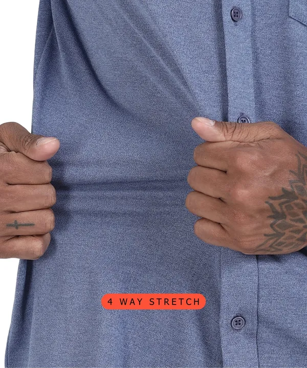 Men's_Denim_Blue_6X_Smart_Workday_Shirt_-_4-Way_Stretch