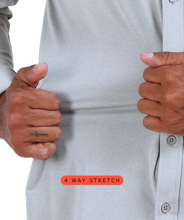 Men's_Grey_6X_Smart_Workday_Shirt_-_4-Way_Stretch