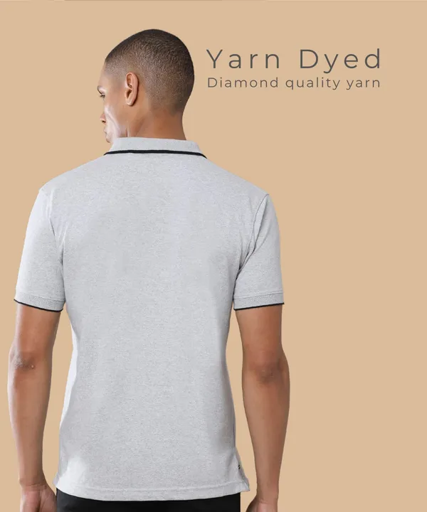 Men's_Heather_Grey_Sustainable_Jacquard_Polo_T-Shirt