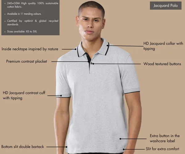 Men's_Heather_Grey_Sustainable_Jacquard_Polo_T-Shirt