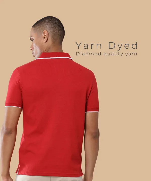 Men's_Heather_Red_Sustainable_Jacquard_Polo_T-Shirt
