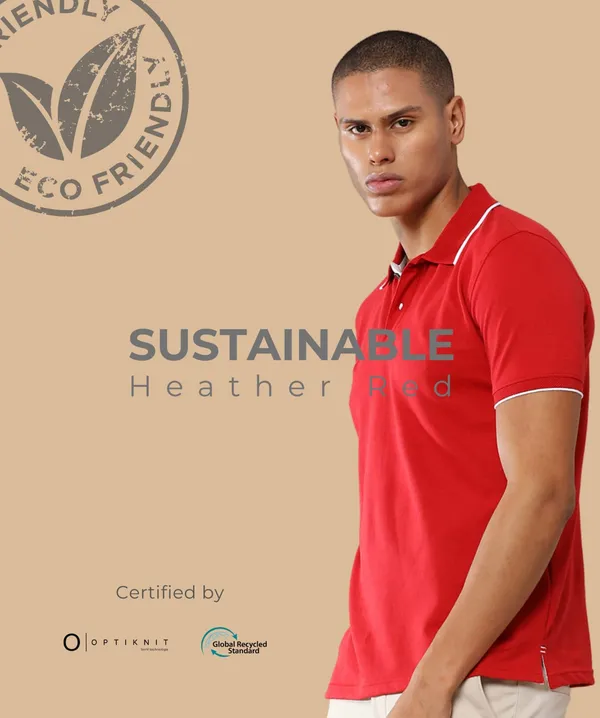 Men's_Heather_Red_Sustainable_Jacquard_Polo_T-Shirt
