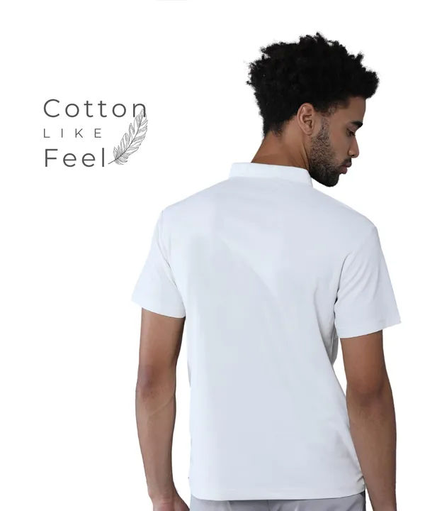 Men's_Ivory_White_Mars_Performance_Polo_T-Shirt
