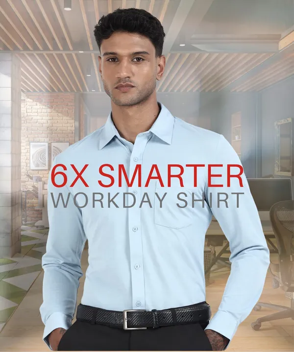 Men's_Light_Blue_6X_Smart_Workday_Shirt_-_4-Way_Stretch