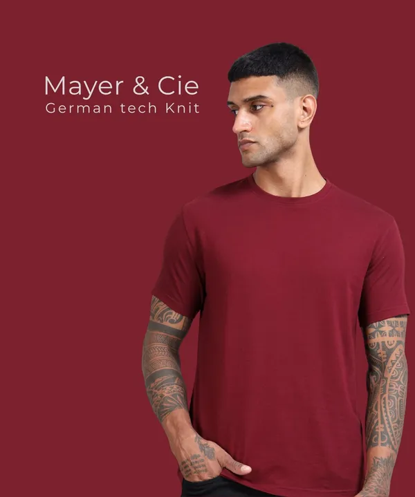 Men's_Maroon_Pima_Round_Neck_T-Shirt