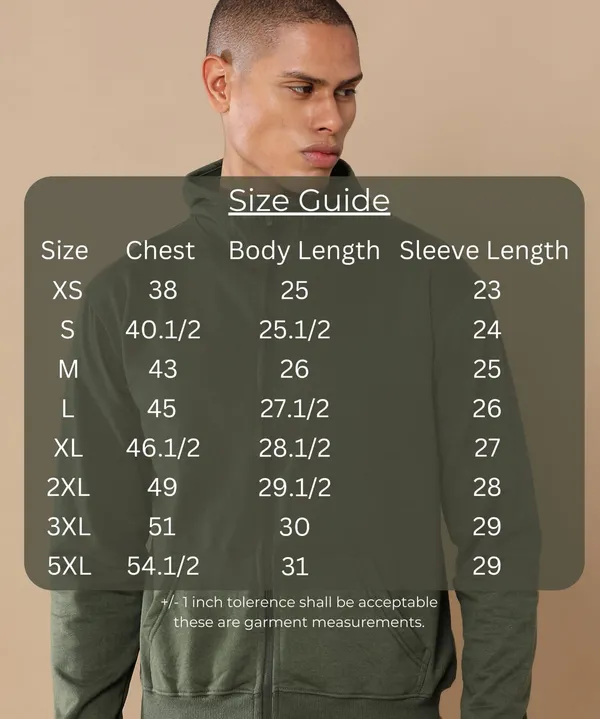 Men's_Olive_Green_Sustainable_Zipper_Fleece_Hoodie