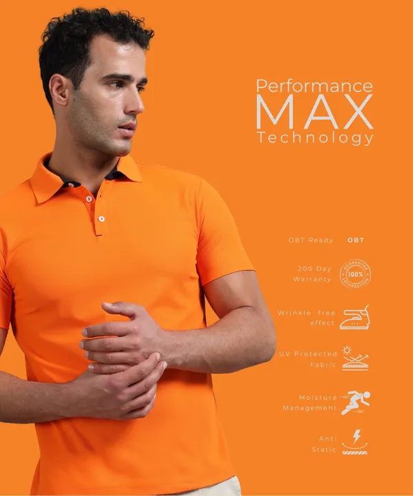 Men's_Orange_Mars_Performance_Polo_T-Shirt