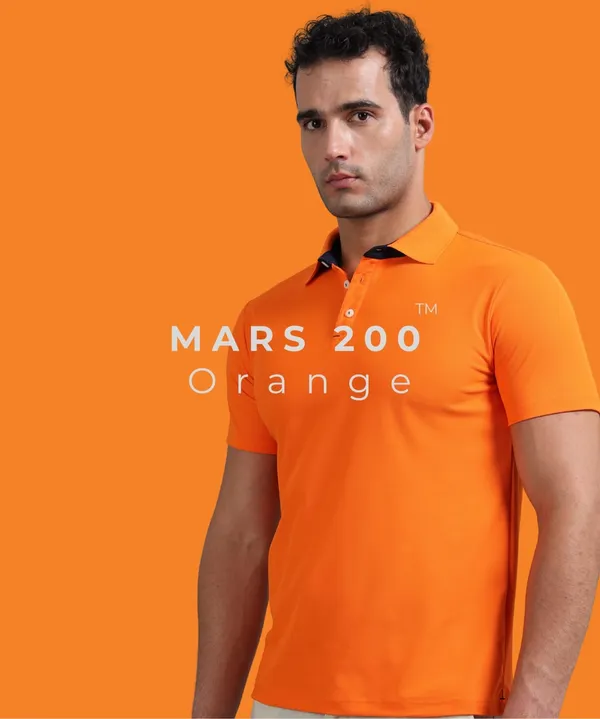 Men's_Orange_Mars_Performance_Polo_T-Shirt