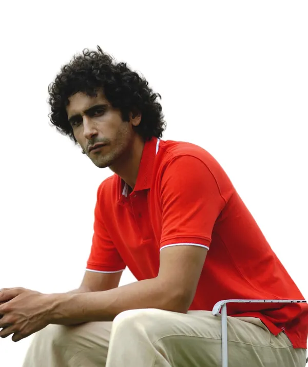 Men's_Red_Pima_Jacquard_Polo_T-Shirt
